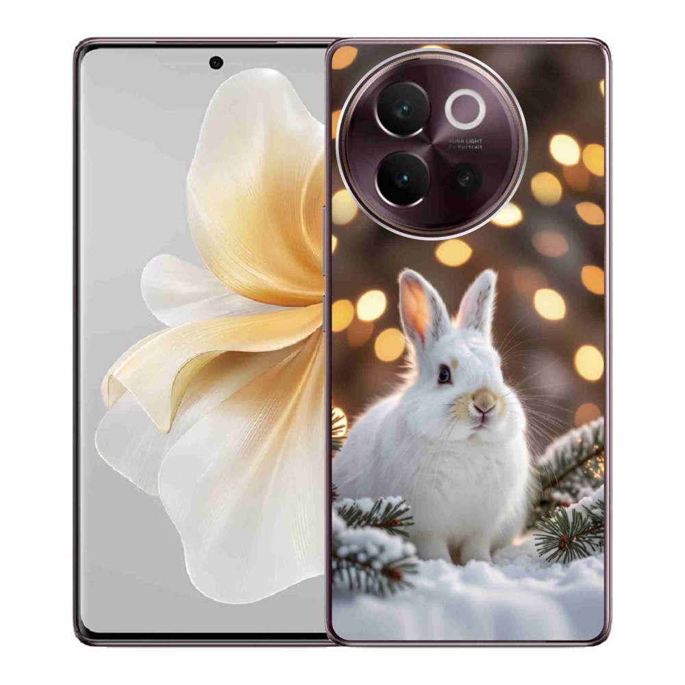 Gelový kryt mmCase na Vivo V40 Lite 5G - bílý zajíc