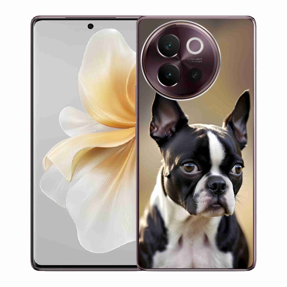 Gelový kryt mmCase na Vivo V40 Lite 5G - bostonský teriér