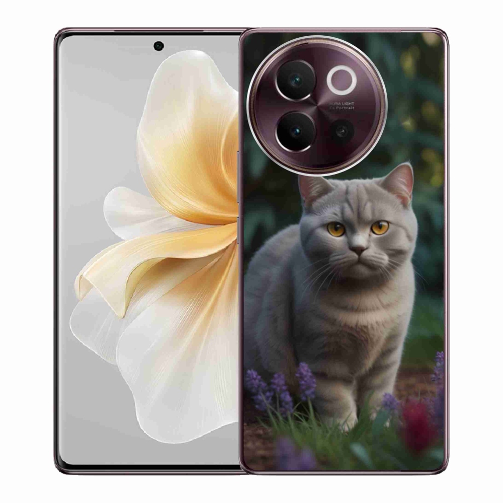 Gelový kryt mmCase na Vivo V40 Lite 5G - britská kočka