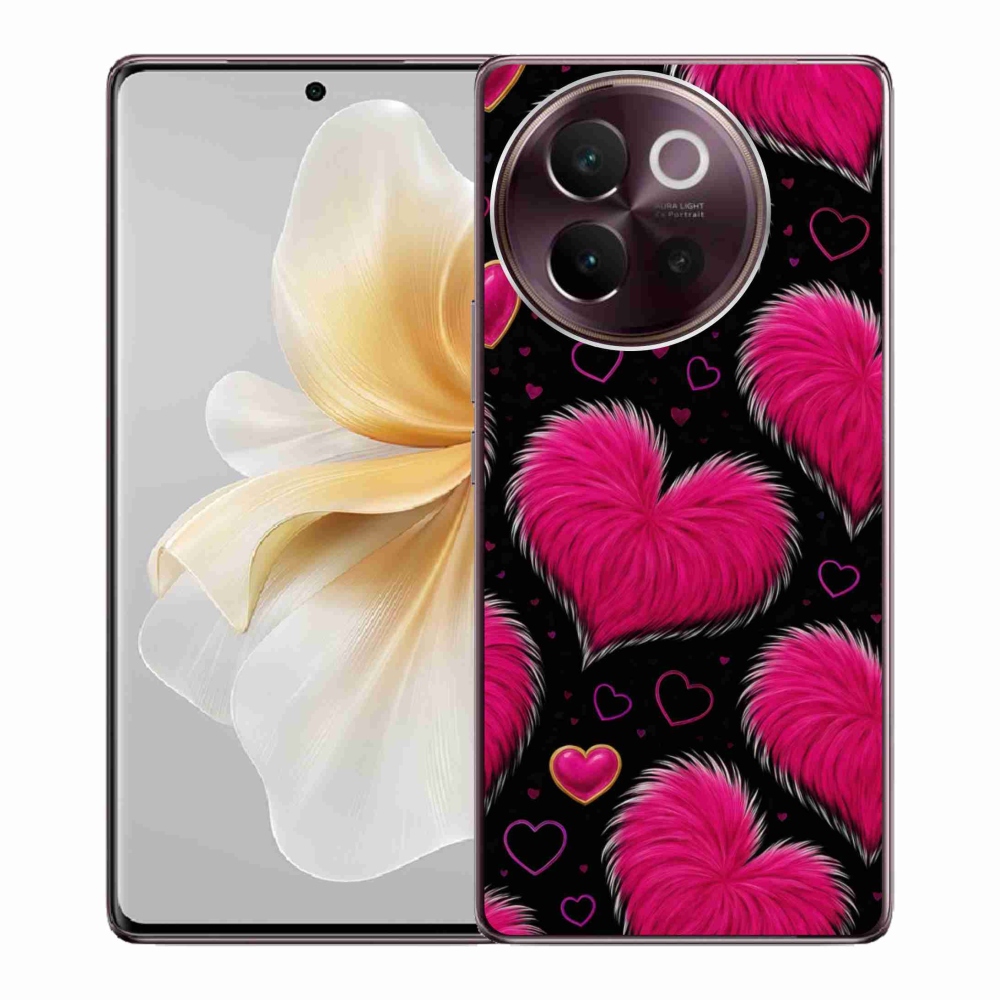 Gelový kryt mmCase na Vivo V40 Lite 5G - hebká srdce