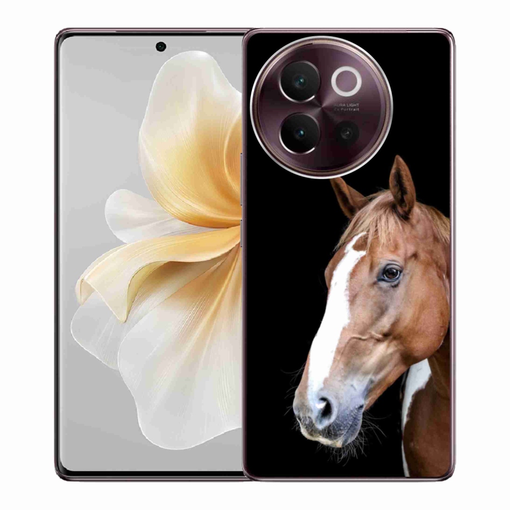 Gelový kryt mmCase na Vivo V40 Lite 5G - hnědý kůň 3