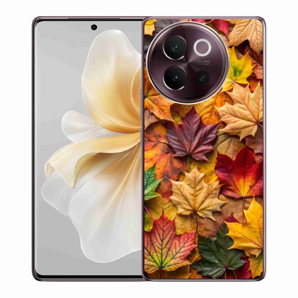 Gelový kryt mmCase na Vivo V40 Lite 5G - javorové listy 2
