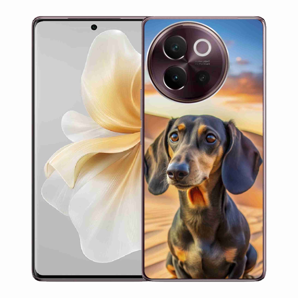 Gelový kryt mmCase na Vivo V40 Lite 5G - jezevčík 3 