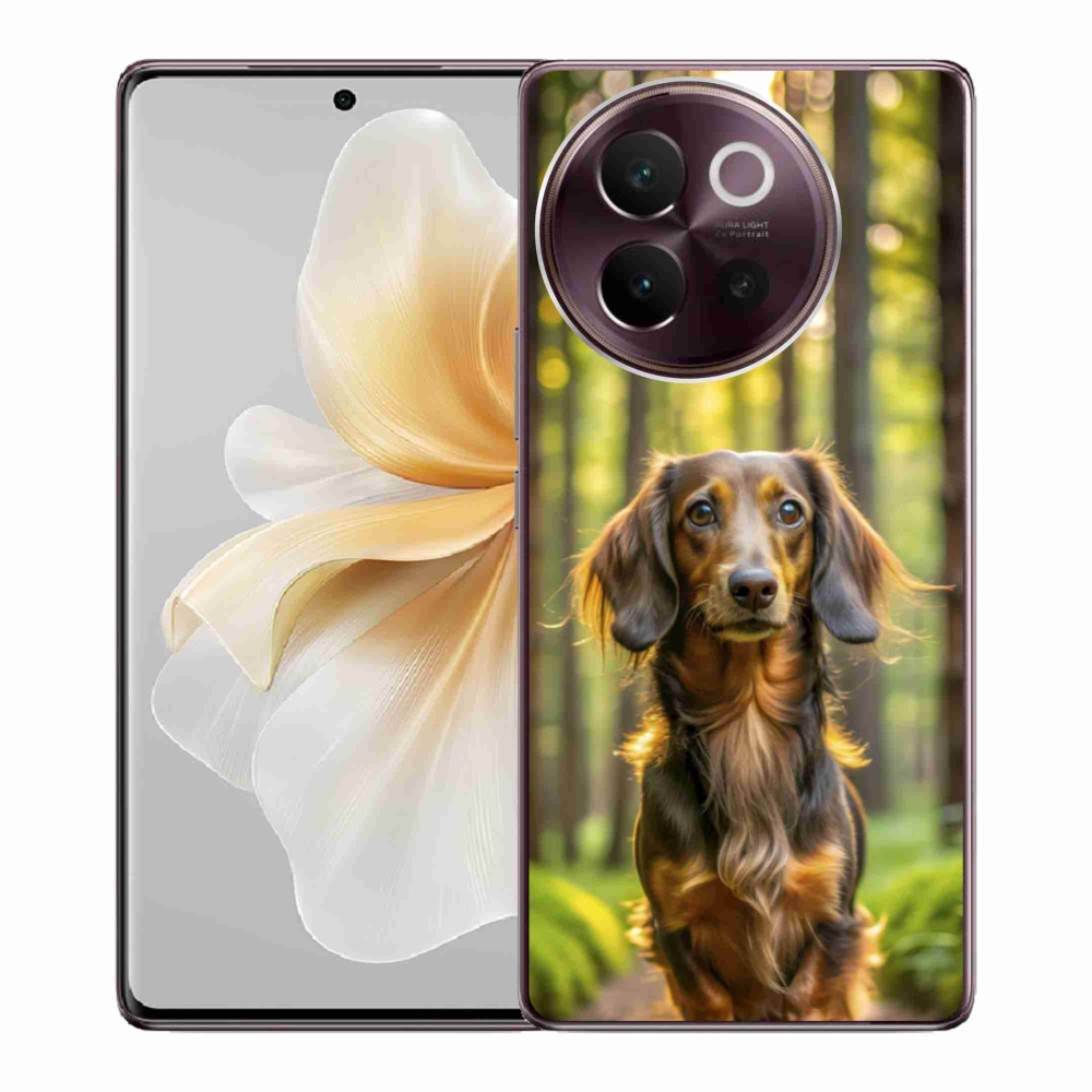 Gelový kryt mmCase na Vivo V40 Lite 5G - jezevčík 4