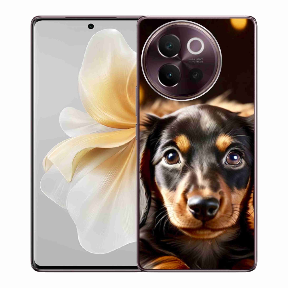 Gelový kryt mmCase na Vivo V40 Lite 5G - jezevčík