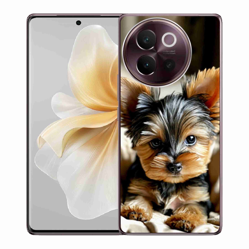 Gelový kryt mmCase na Vivo V40 Lite 5G - jorkšír 11