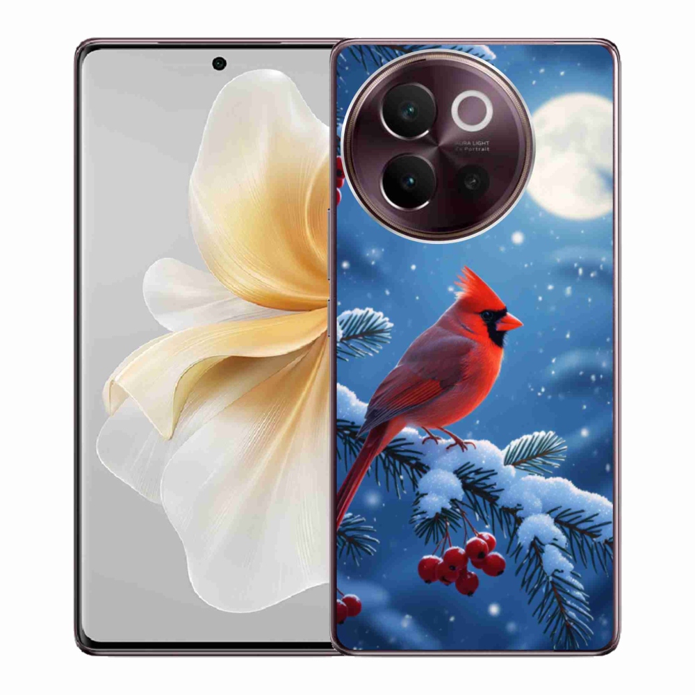 Gelový kryt mmCase na Vivo V40 Lite 5G - kardinál červený