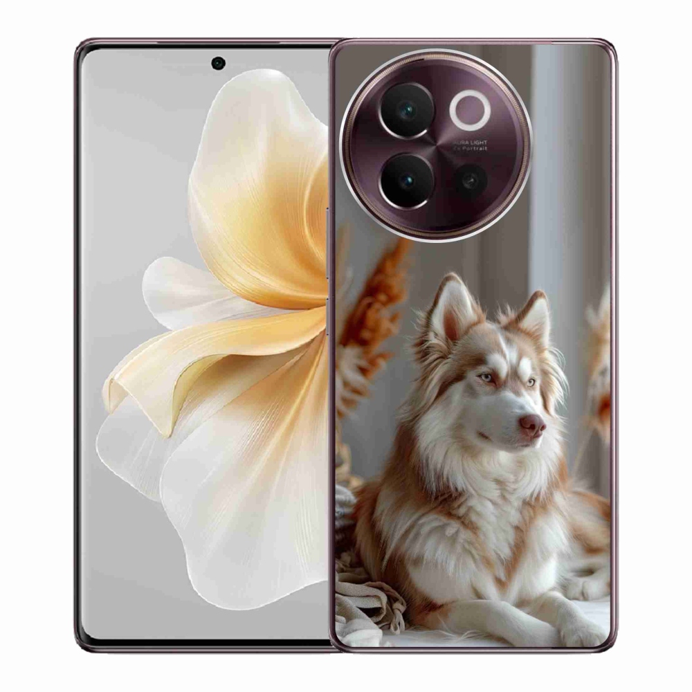 Gelový kryt mmCase na Vivo V40 Lite 5G - klidný sibiřský husky