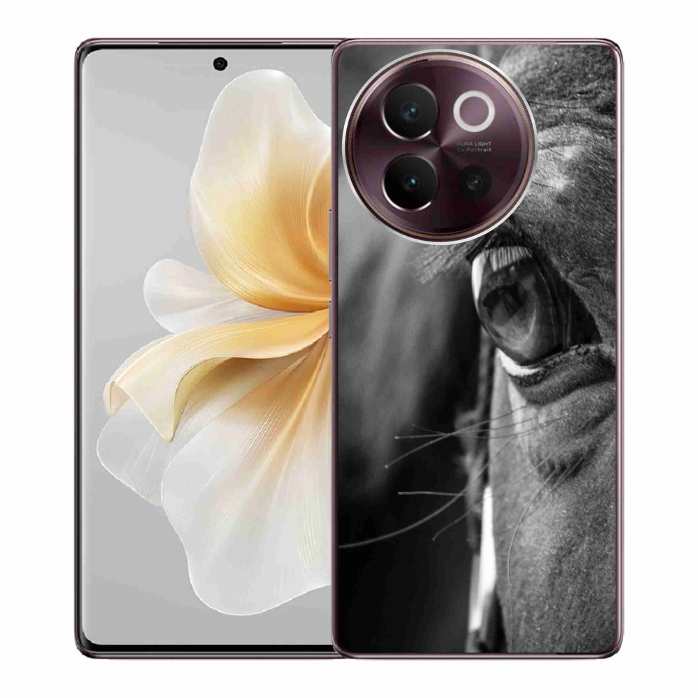 Gelový kryt mmCase na Vivo V40 Lite 5G - koňský pohled