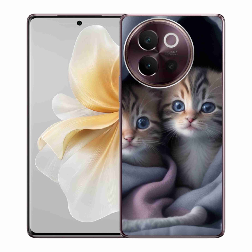 Gelový kryt mmCase na Vivo V40 Lite 5G - kočičí duo 2
