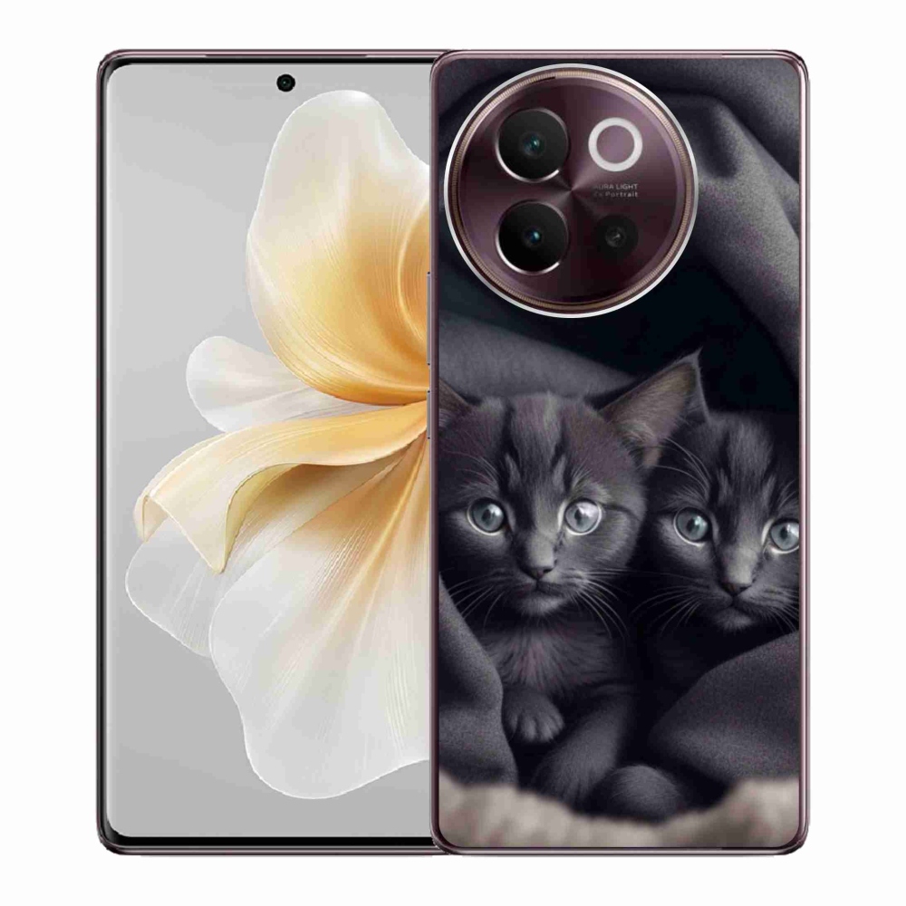Gelový kryt mmCase na Vivo V40 Lite 5G - kočičí duo