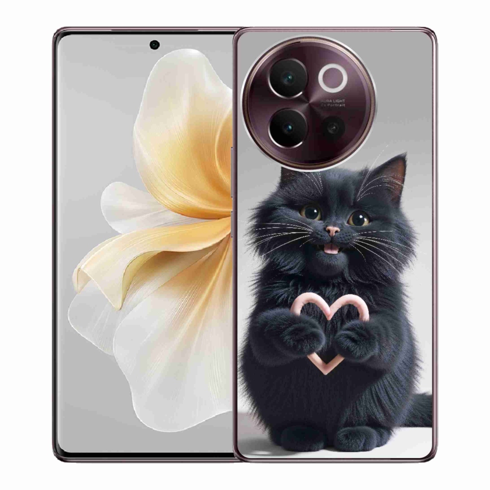 Gelový kryt mmCase na Vivo V40 Lite 5G - kočičí láska 3