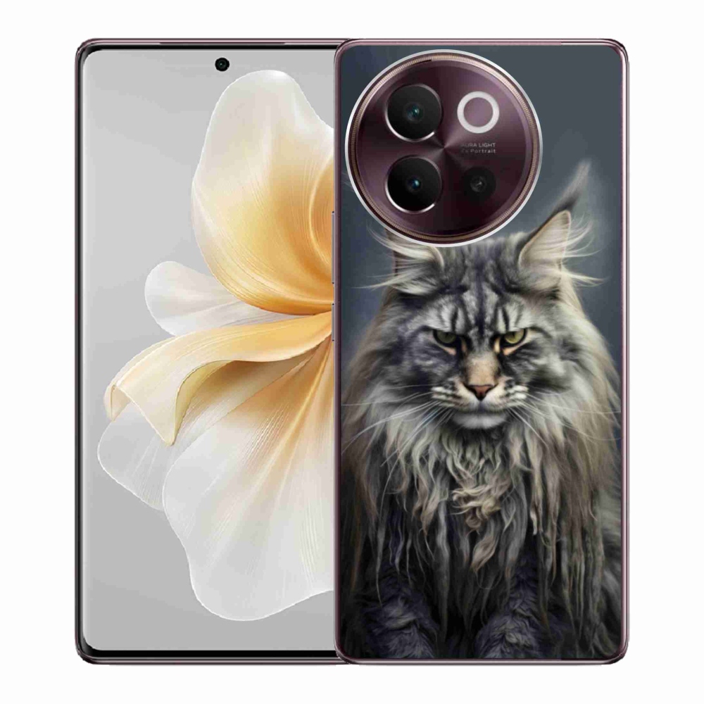 Gelový kryt mmCase na Vivo V40 Lite 5G - kočíčí pohled 4