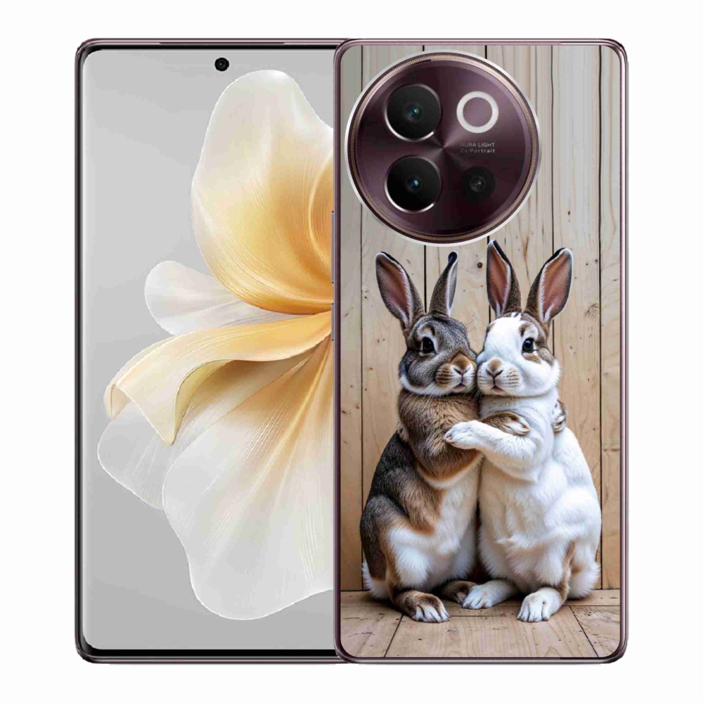 Gelový kryt mmCase na Vivo V40 Lite 5G - králičí pár
