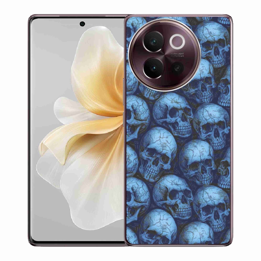 Gelový kryt mmCase na Vivo V40 Lite 5G - lebky
