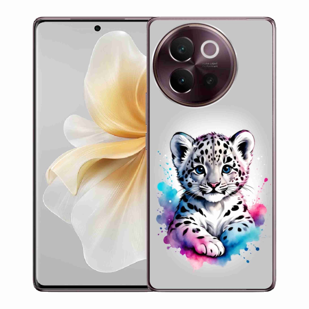 Gelový kryt mmCase na Vivo V40 Lite 5G - levhartí mládě