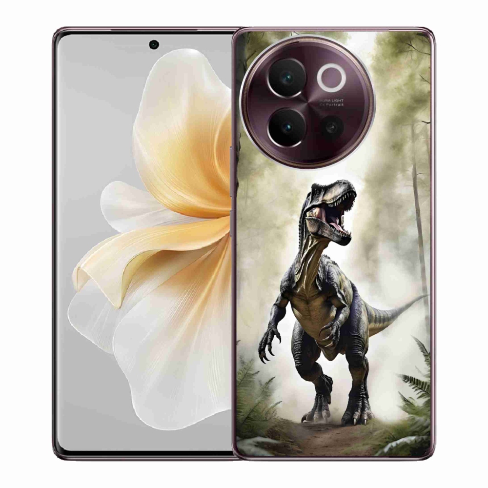 Gelový kryt mmCase na Vivo V40 Lite 5G - naštvaný T-Rex