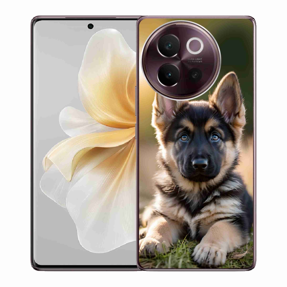 Gelový kryt mmCase na Vivo V40 Lite 5G - německý ovčák v přírodě