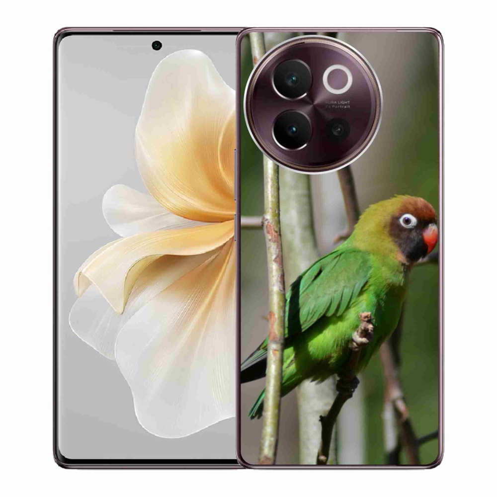 Gelový kryt mmCase na Vivo V40 Lite 5G - papoušek agapornis