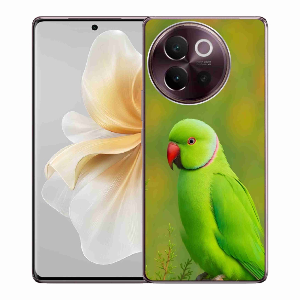 Gelový kryt mmCase na Vivo V40 Lite 5G - papoušek alexandr 2
