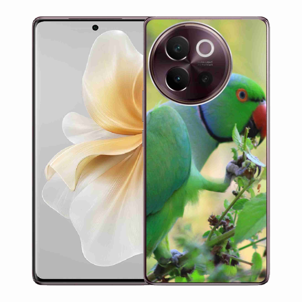 Gelový kryt mmCase na Vivo V40 Lite 5G - papoušek alexandr