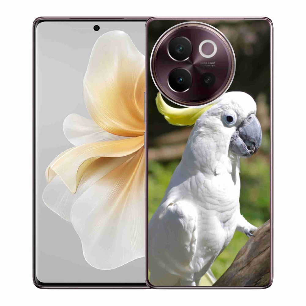 Gelový kryt mmCase na Vivo V40 Lite 5G - papoušek kakadu 2