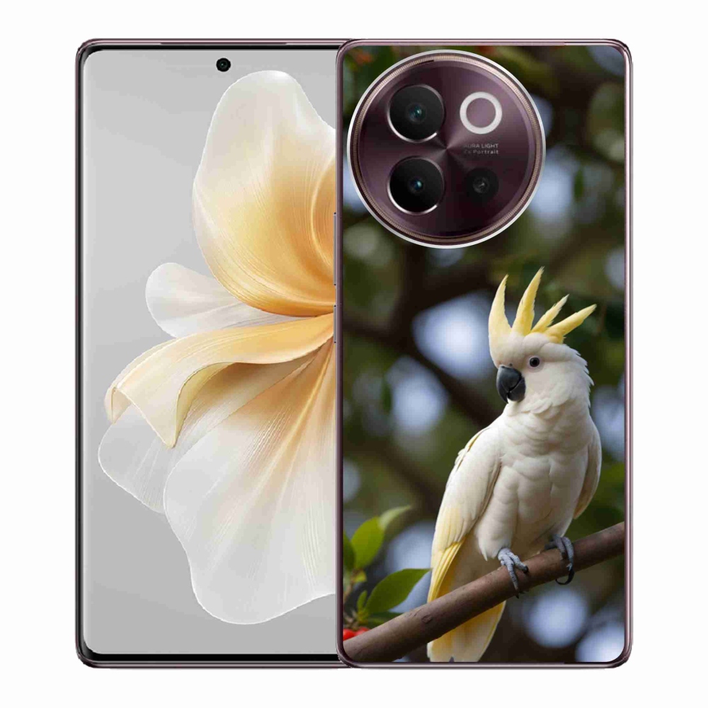 Gelový kryt mmCase na Vivo V40 Lite 5G - papoušek kakadu 3