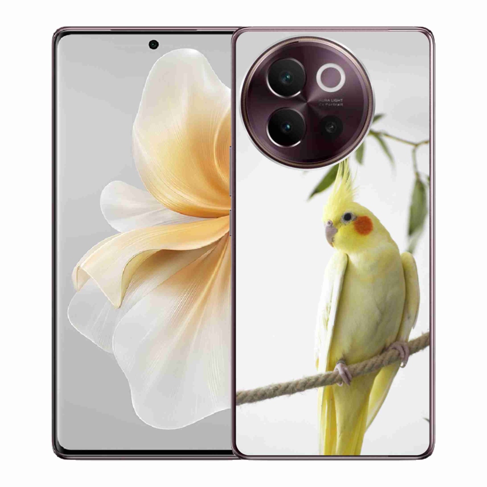 Gelový kryt mmCase na Vivo V40 Lite 5G - papoušek korela chocholatá