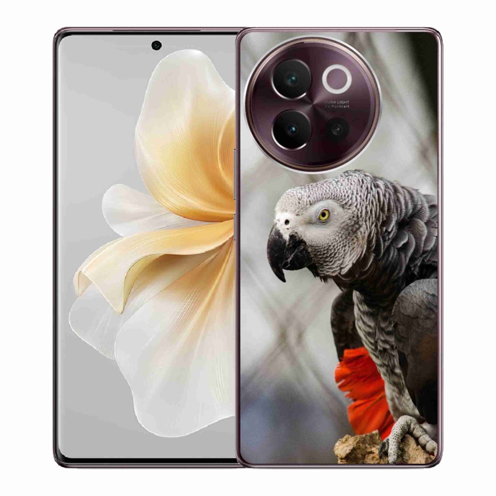 Gelový kryt mmCase na Vivo V40 Lite 5G - papoušek žako 3