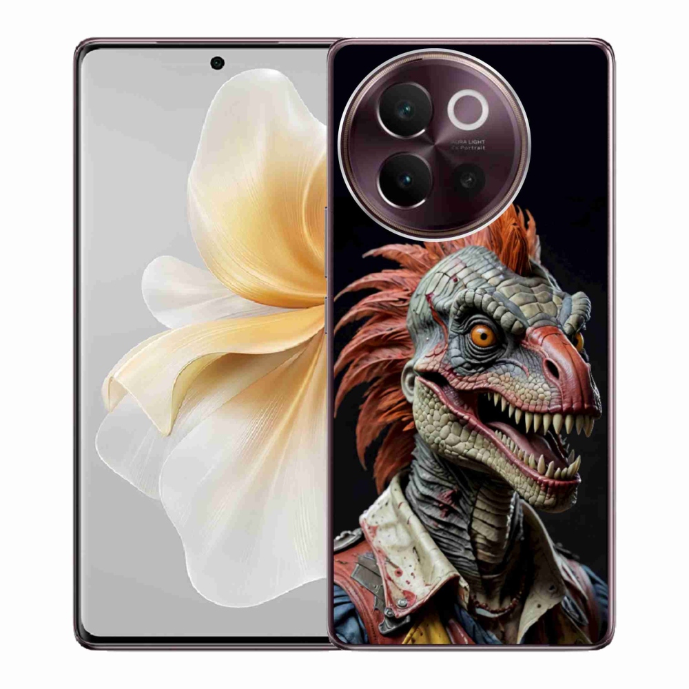Gelový kryt mmCase na Vivo V40 Lite 5G - punk dinosaurus