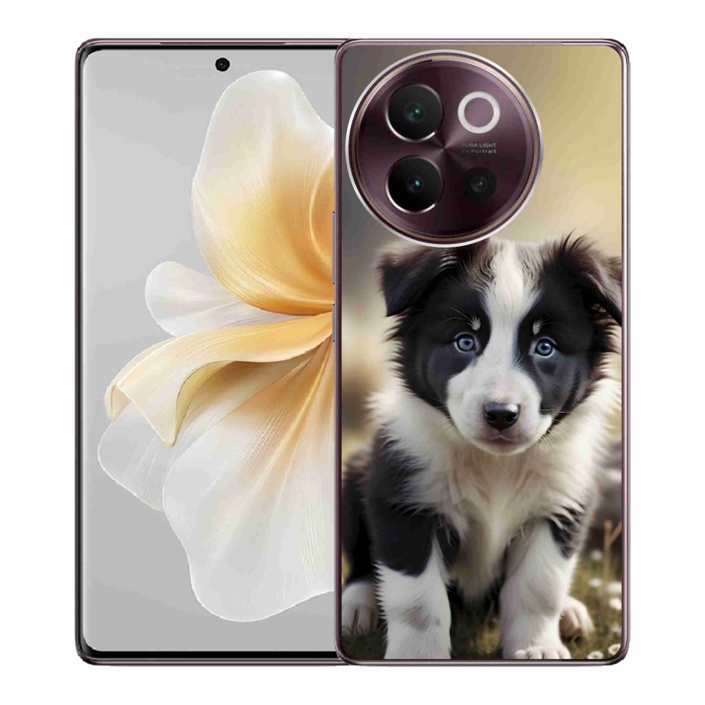 Gelový kryt mmCase na Vivo V40 Lite 5G - roztomilá border kolie