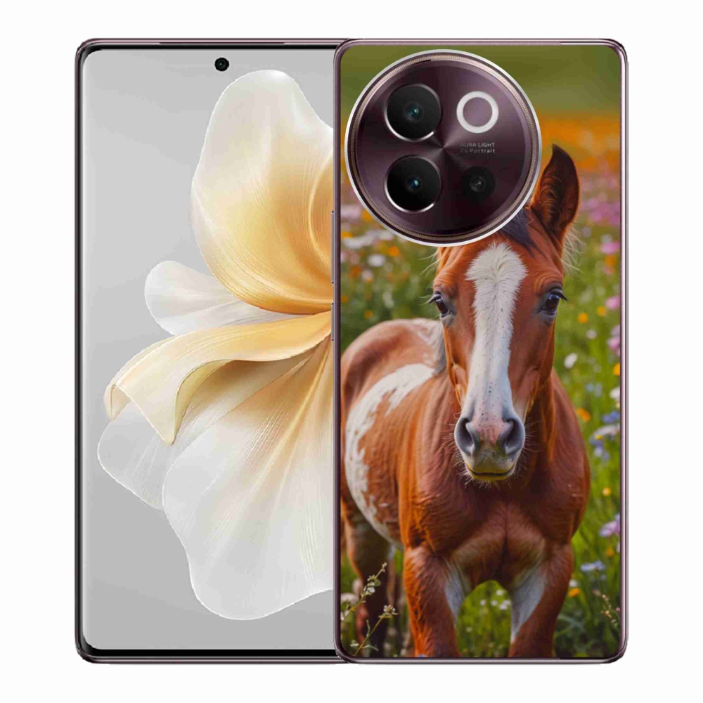 Gelový kryt mmCase na Vivo V40 Lite 5G - roztomilé hříbě