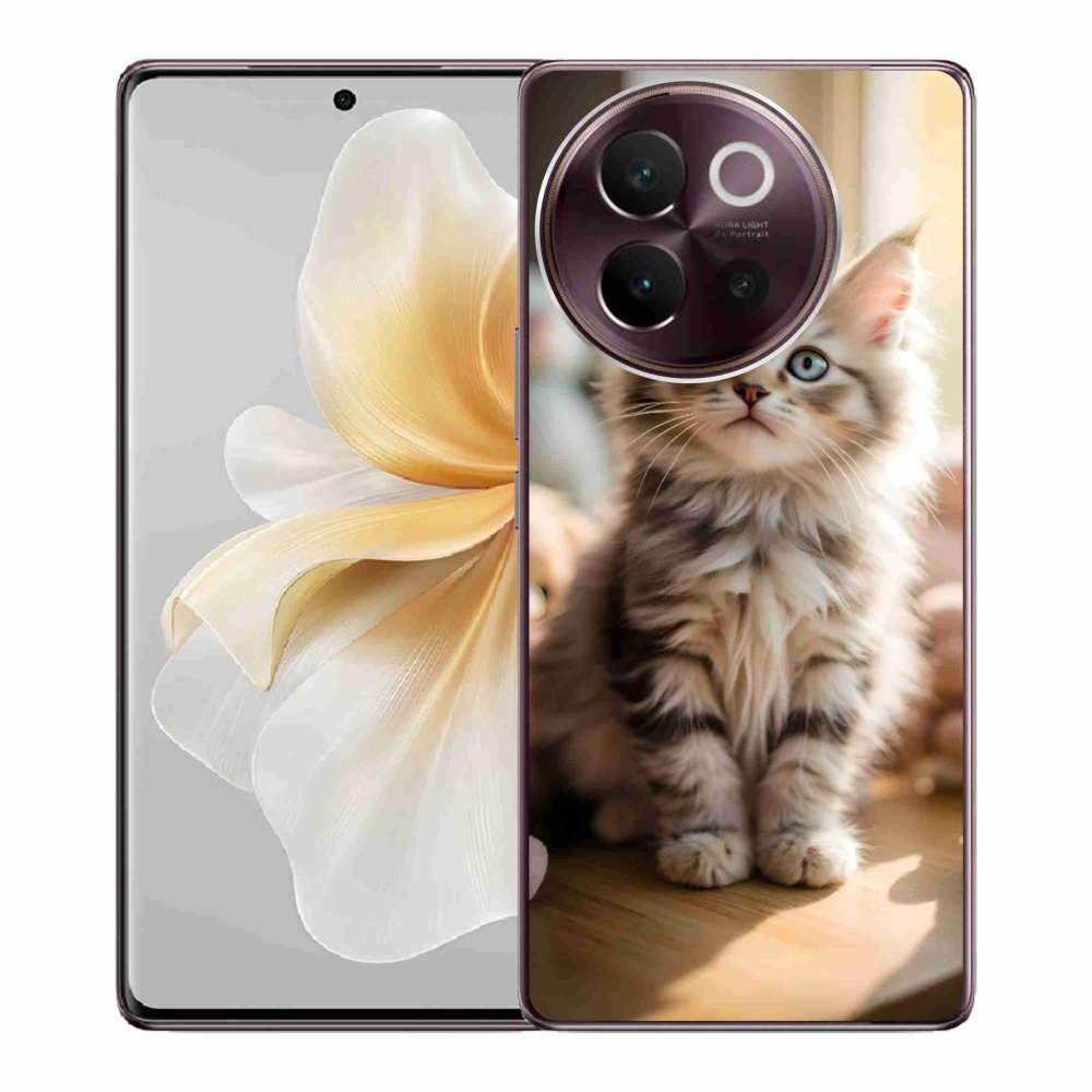 Gelový kryt mmCase na Vivo V40 Lite 5G - roztomilé kotě 10