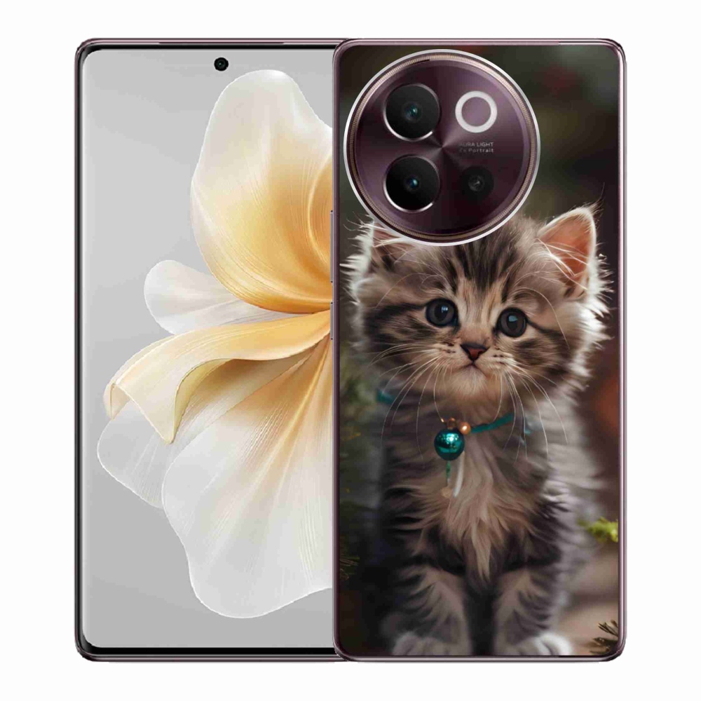 Gelový kryt mmCase na Vivo V40 Lite 5G - roztomilé kotě 11