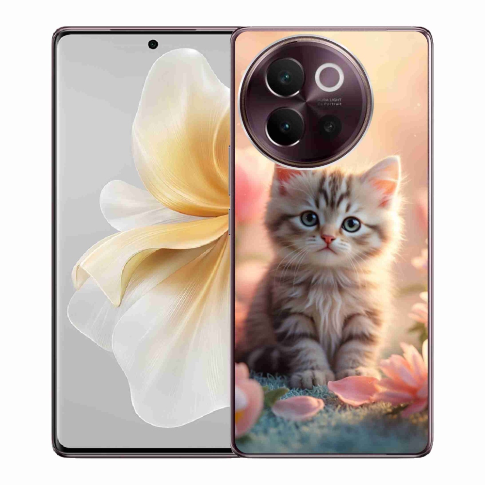 Gelový kryt mmCase na Vivo V40 Lite 5G - roztomilé kotě 8