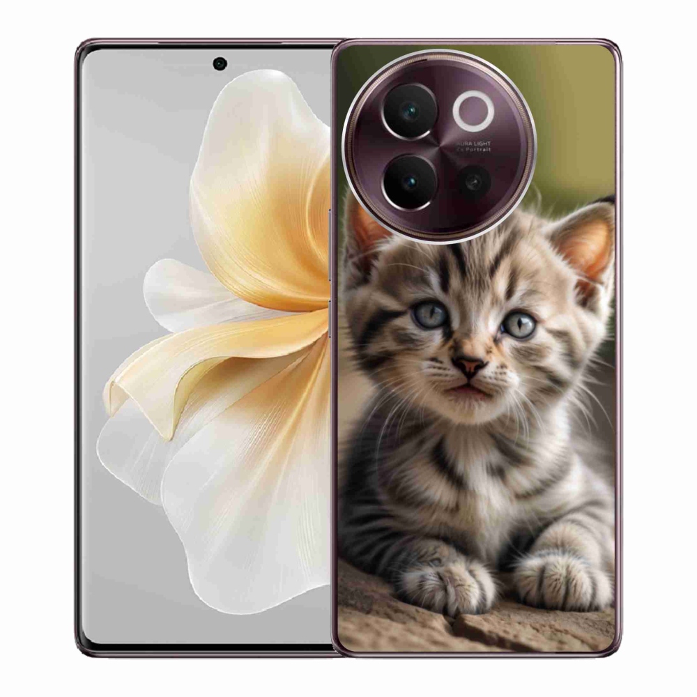 Gelový kryt mmCase na Vivo V40 Lite 5G - roztomilé kotě 9