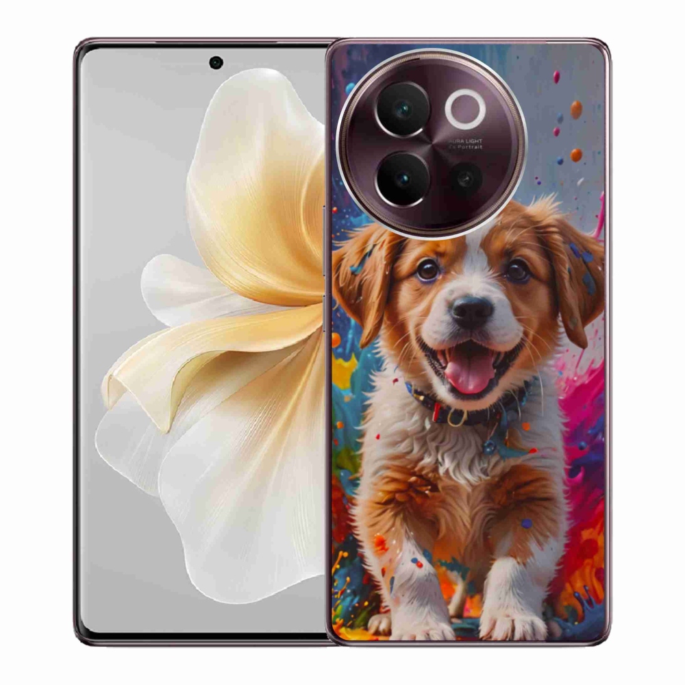 Gelový kryt mmCase na Vivo V40 Lite 5G - roztomilé štěně 3