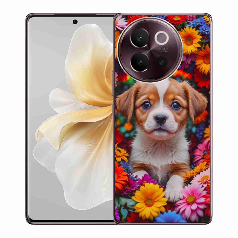 Gelový kryt mmCase na Vivo V40 Lite 5G - roztomilé štěně
