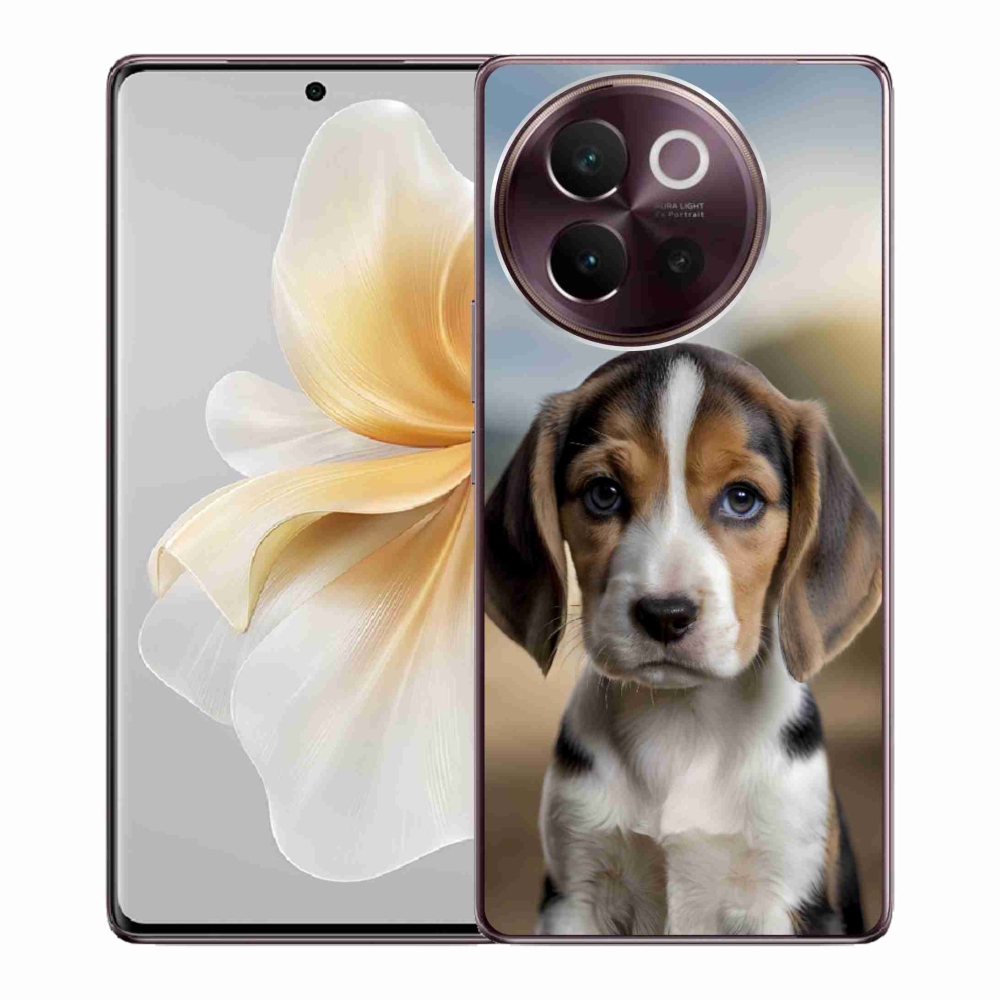 Gelový kryt mmCase na Vivo V40 Lite 5G - roztomilý bígl