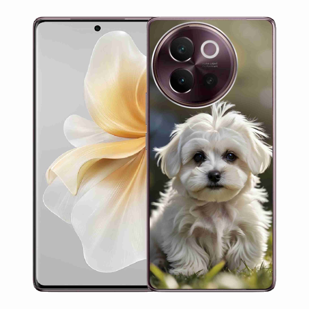 Gelový kryt mmCase na Vivo V40 Lite 5G - roztomilý maltézský psík