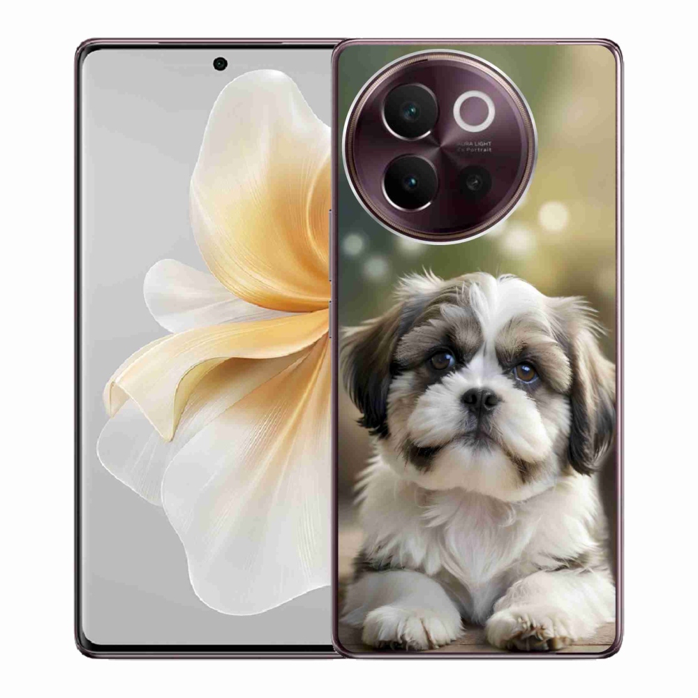 Gelový kryt mmCase na Vivo V40 Lite 5G - roztomilý shih-tzu