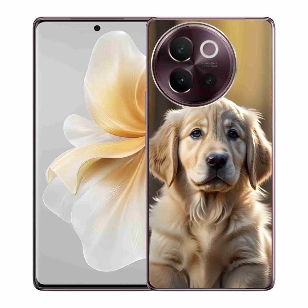 Gelový kryt mmCase na Vivo V40 Lite 5G - roztomilý zlatý retrívr