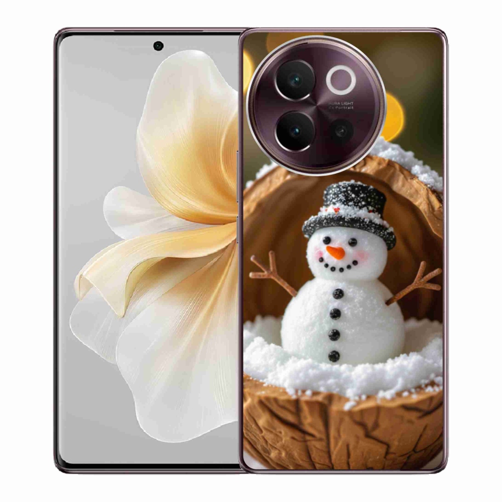 Gelový kryt mmCase na Vivo V40 Lite 5G - sněhulák 4
