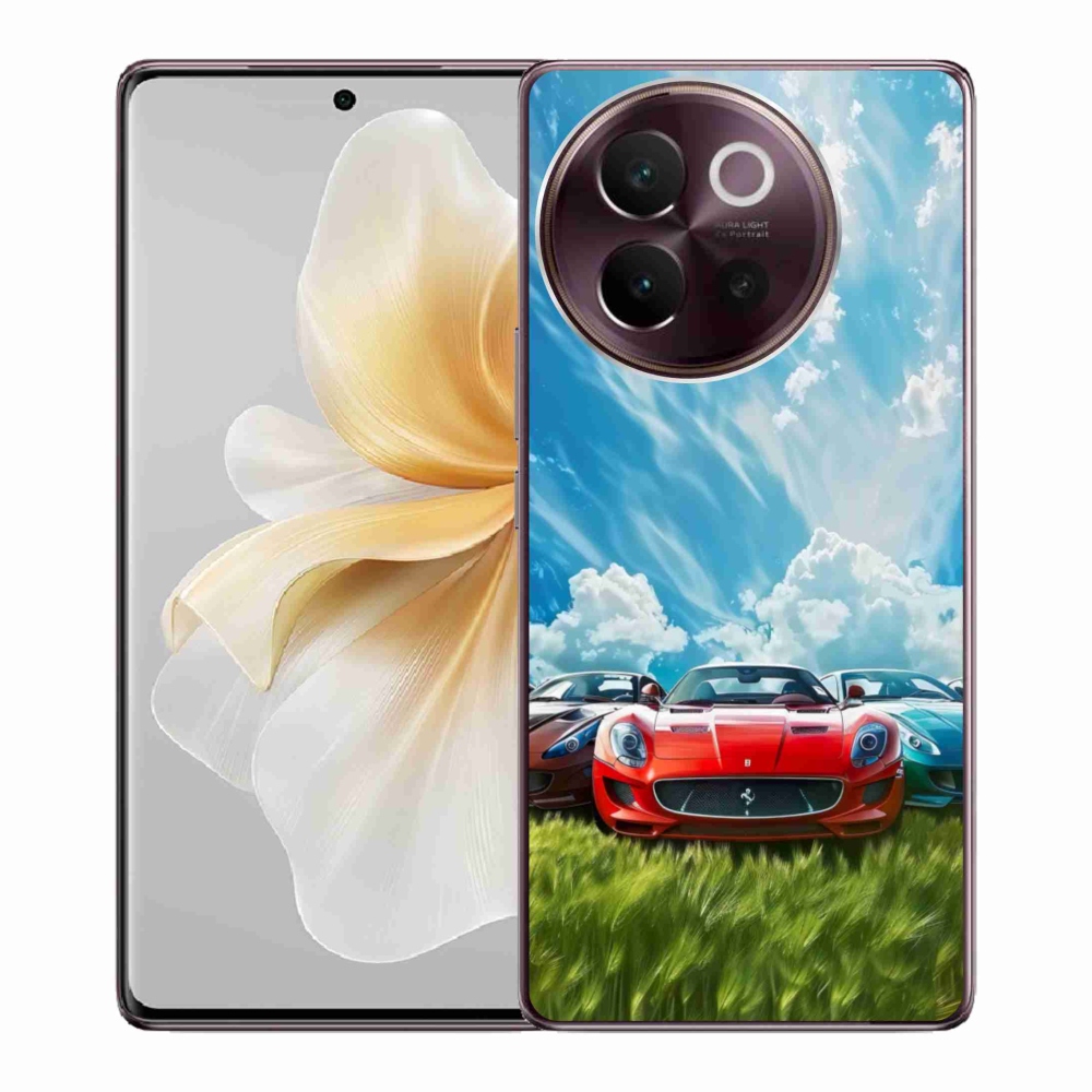 Gelový kryt mmCase na Vivo V40 Lite 5G - sportovní vozy