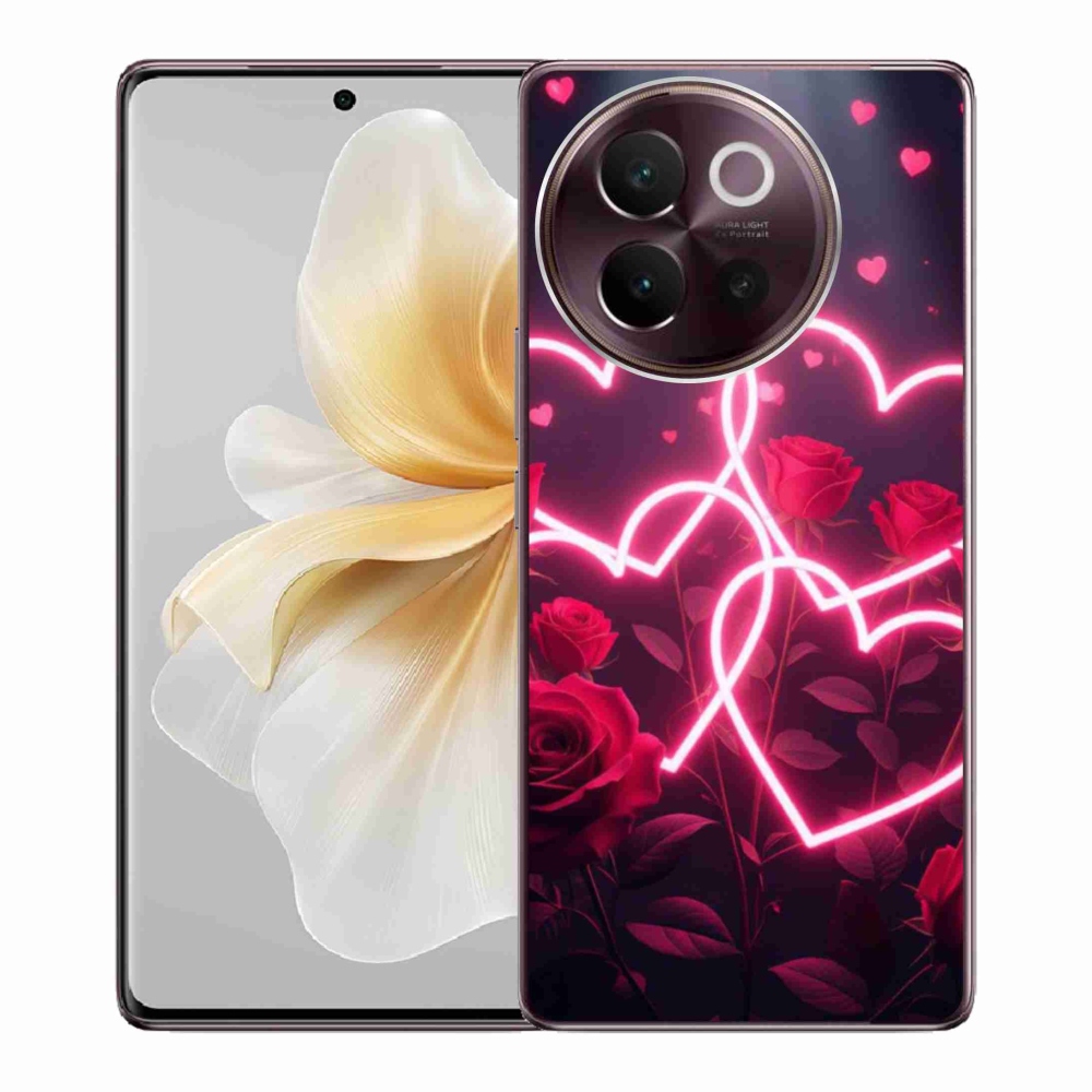 Gelový kryt mmCase na Vivo V40 Lite 5G - srdce lásky