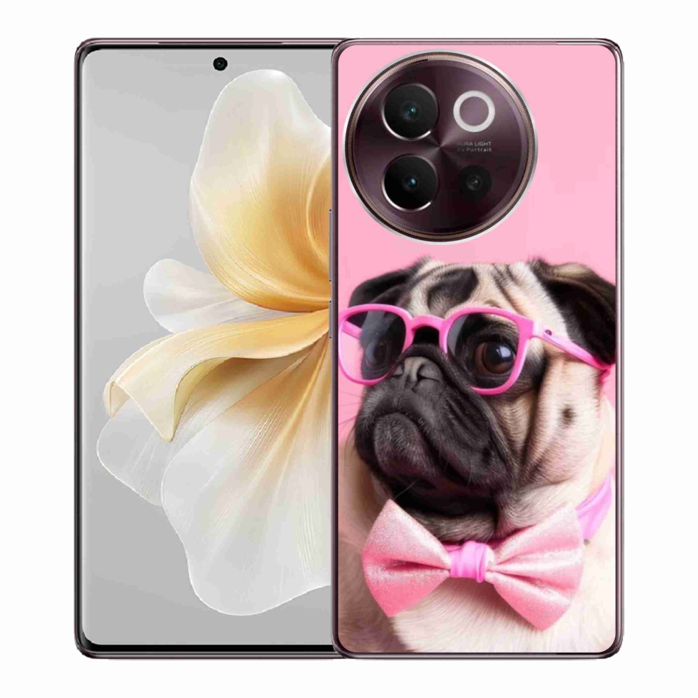 Gelový kryt mmCase na Vivo V40 Lite 5G - stylový mops