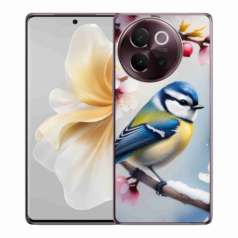 Gelový kryt mmCase na Vivo V40 Lite 5G - sýkorka