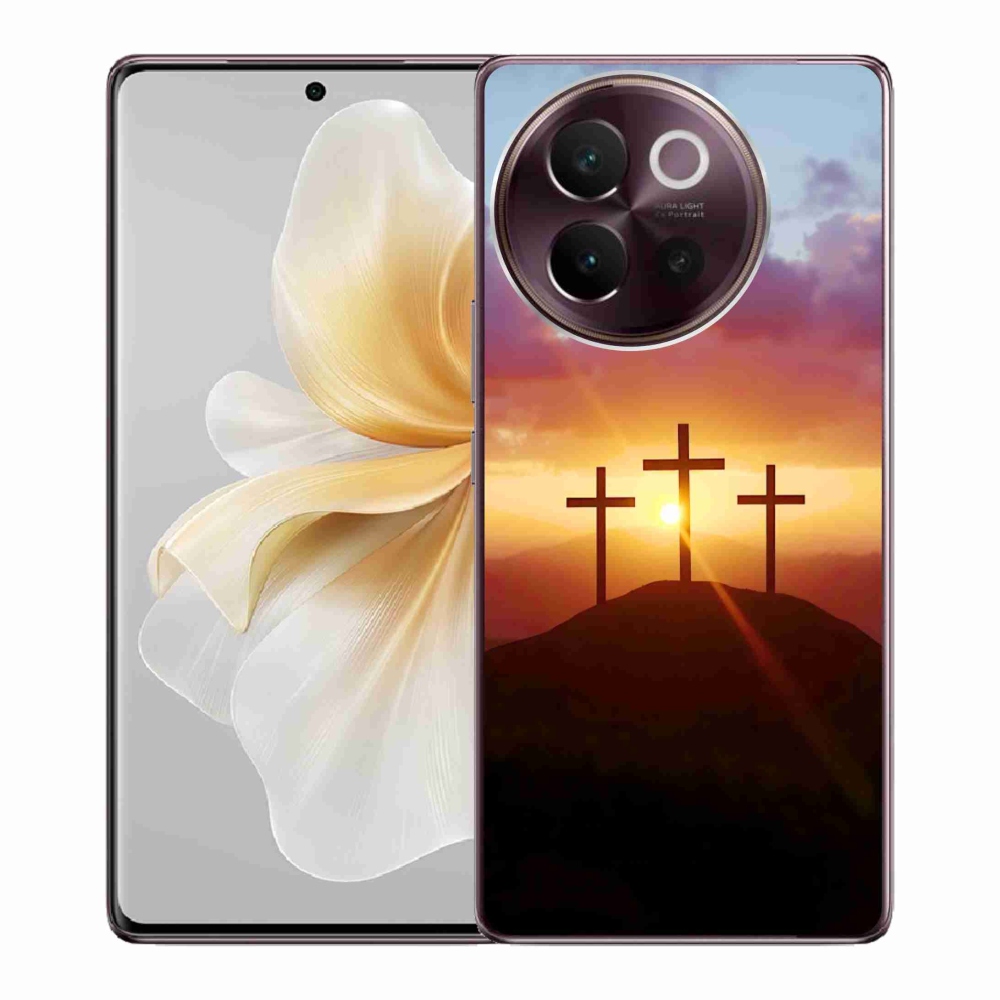 Gelový kryt mmCase na Vivo V40 Lite 5G - tři kříže