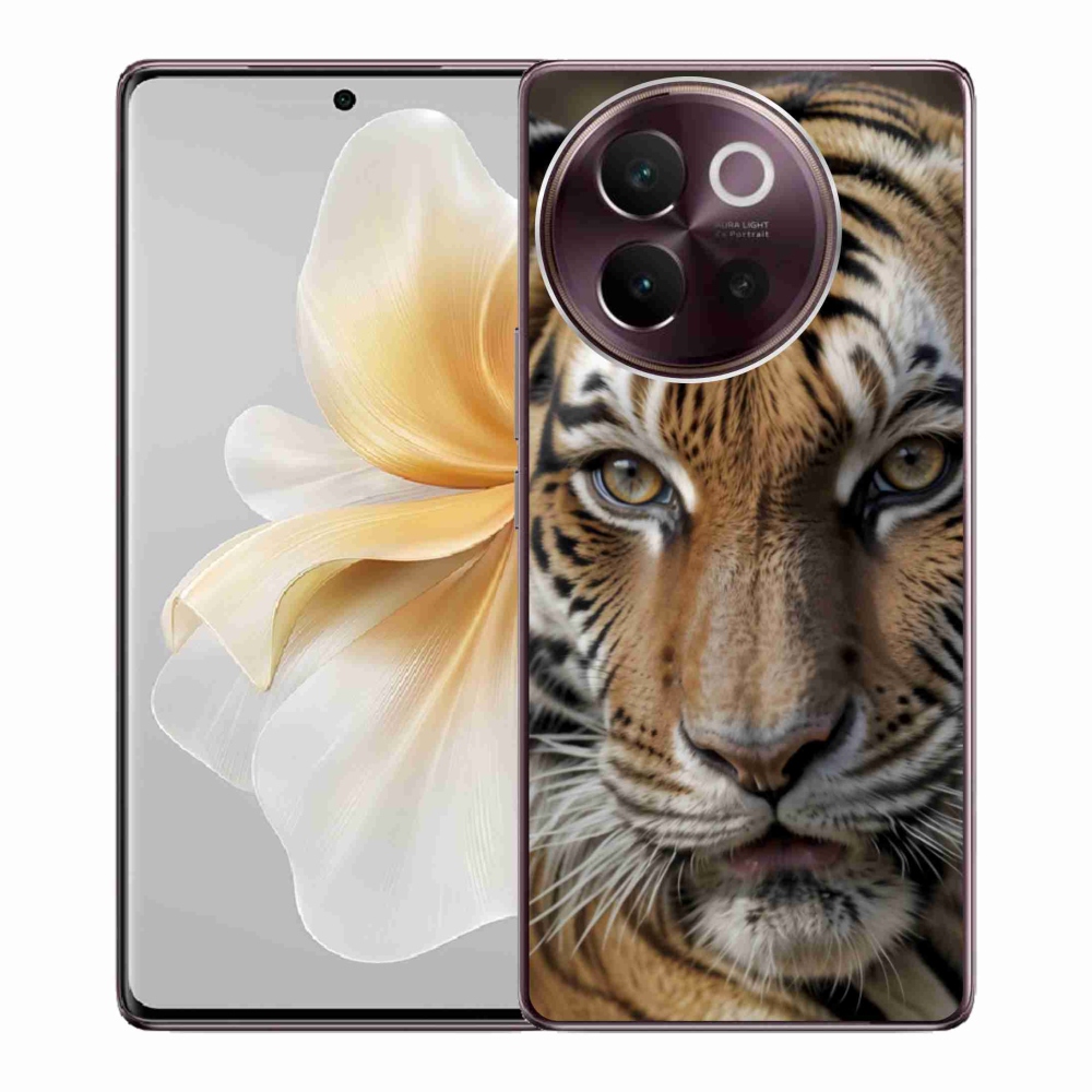 Gelový kryt mmCase na Vivo V40 Lite 5G - tygří pohled