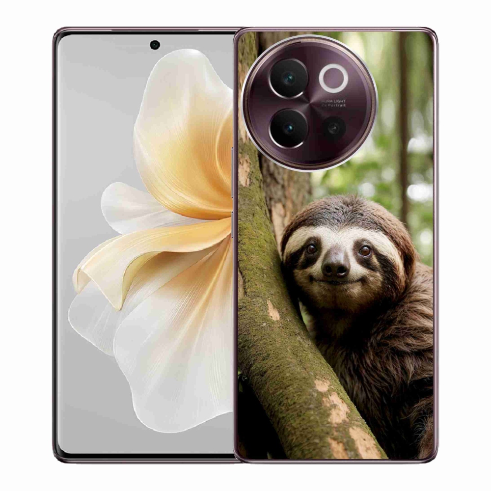 Gelový kryt mmCase na Vivo V40 Lite 5G - usměvavý lenochod